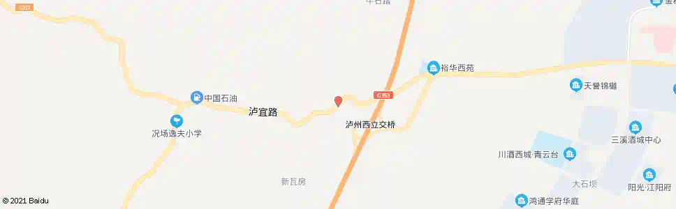 泸州洗煤厂_公交站地图_泸州公交_妙搜公交查询2025