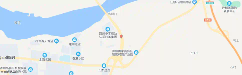 泸州大田坎_公交站地图_泸州公交_妙搜公交查询2025