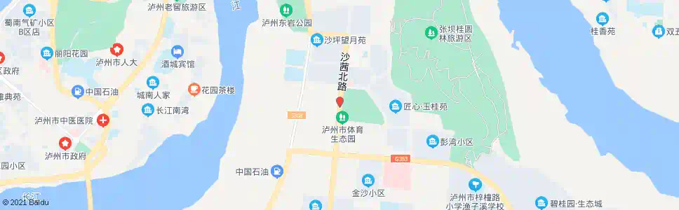 泸州沙茜北路_公交站地图_泸州公交_妙搜公交查询2025