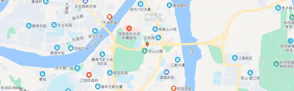 泸州体育场_公交站地图_泸州公交_妙搜公交查询2025