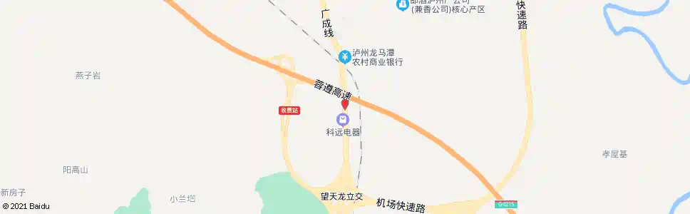 泸州岳坡山村_公交站地图_泸州公交_妙搜公交查询2025
