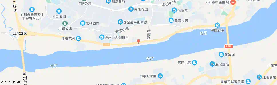 泸州瓦窑坝_公交站地图_泸州公交_妙搜公交查询2025