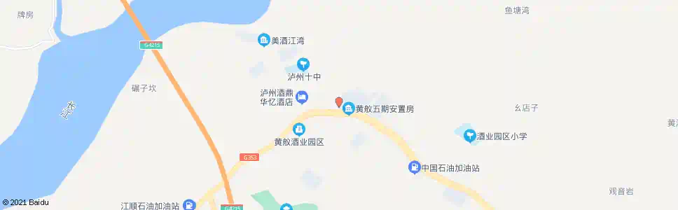 泸州黄舣_公交站地图_泸州公交_妙搜公交查询2025