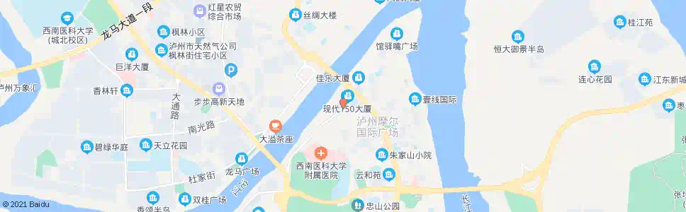 泸州枇杷沟_公交站地图_泸州公交_妙搜公交查询2025