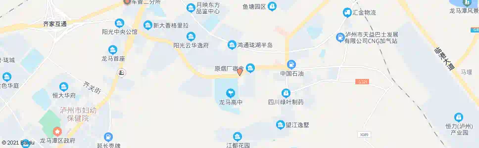 泸州希望大道_公交站地图_泸州公交_妙搜公交查询2025