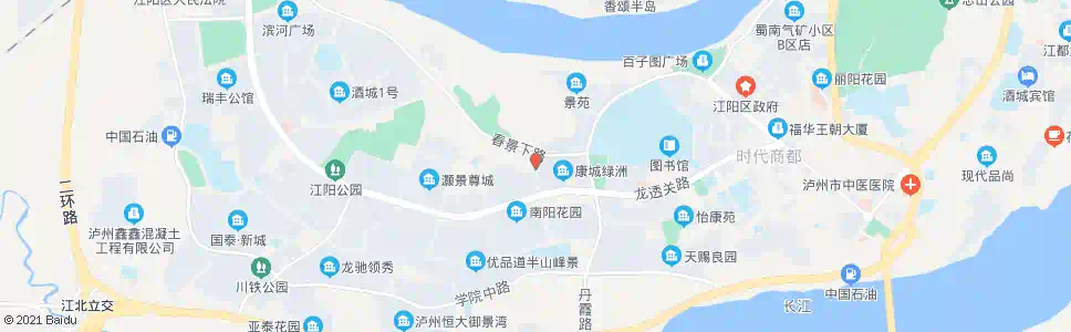 泸州绿景路_公交站地图_泸州公交_妙搜公交查询2025