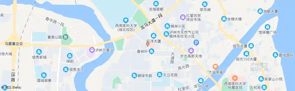 泸州春晖路十字路口_公交站地图_泸州公交_妙搜公交查询2025