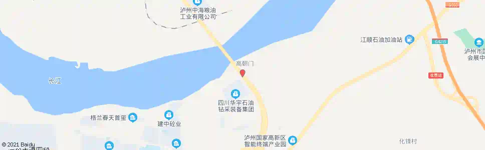 泸州泰安大桥南_公交站地图_泸州公交_妙搜公交查询2025