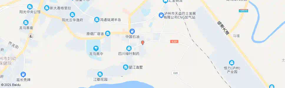 泸州石堡湾_公交站地图_泸州公交_妙搜公交查询2025