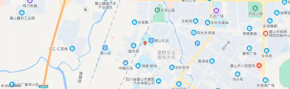 眉山五路车站_公交站地图_眉山公交_妙搜公交查询2025