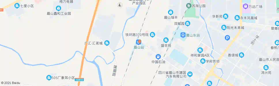 眉山崇礼十字路口_公交站地图_眉山公交_妙搜公交查询2025