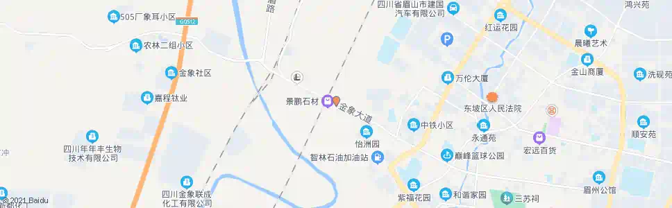 眉山铁四处_公交站地图_眉山公交_妙搜公交查询2025