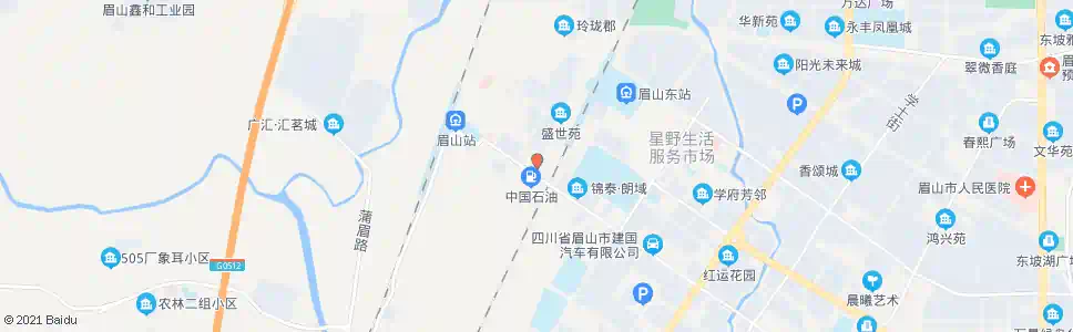 眉山cng加汽站_公交站地图_眉山公交_妙搜公交查询2025