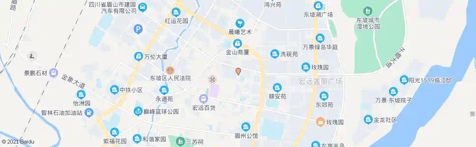 眉山红星路口_公交站地图_眉山公交_妙搜公交查询2025