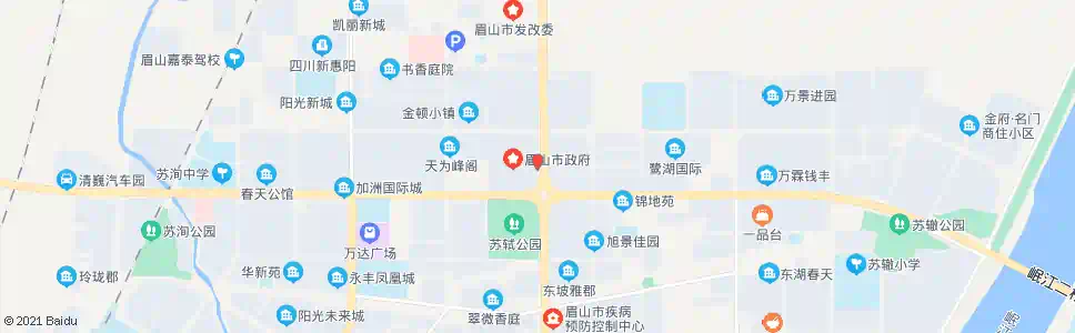 眉山眉科校_公交站地图_眉山公交_妙搜公交查询2025
