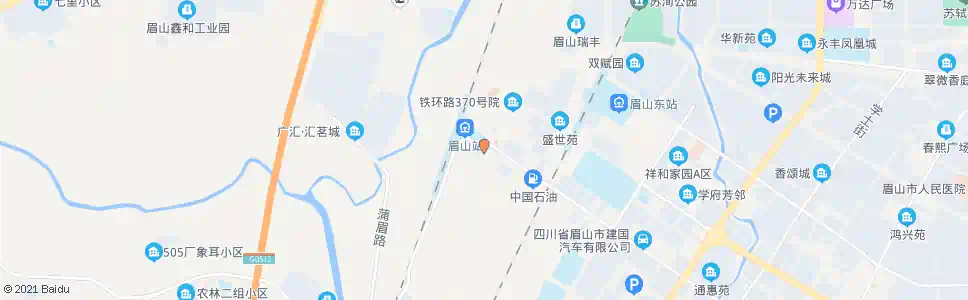 眉山三苏大道_公交站地图_眉山公交_妙搜公交查询2025