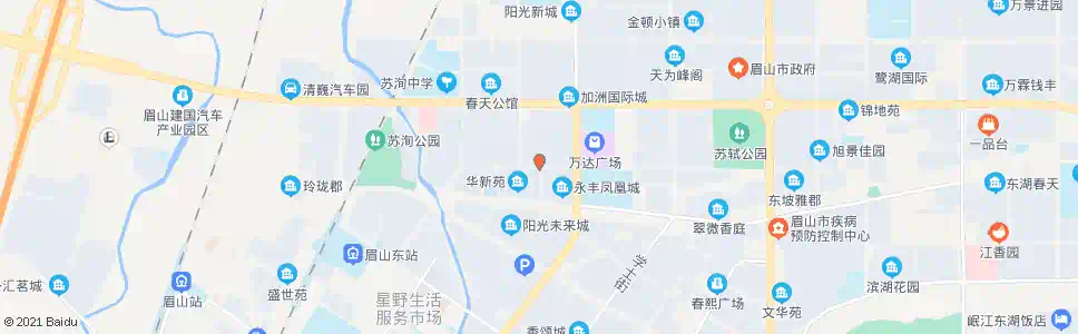 眉山苏源路口_公交站地图_眉山公交_妙搜公交查询2025