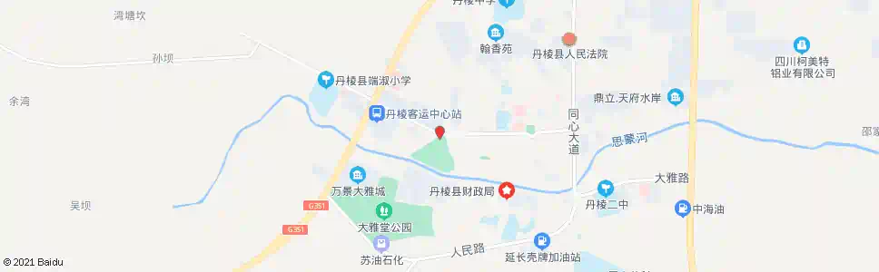 眉山西外路口_公交站地图_眉山公交_妙搜公交查询2025