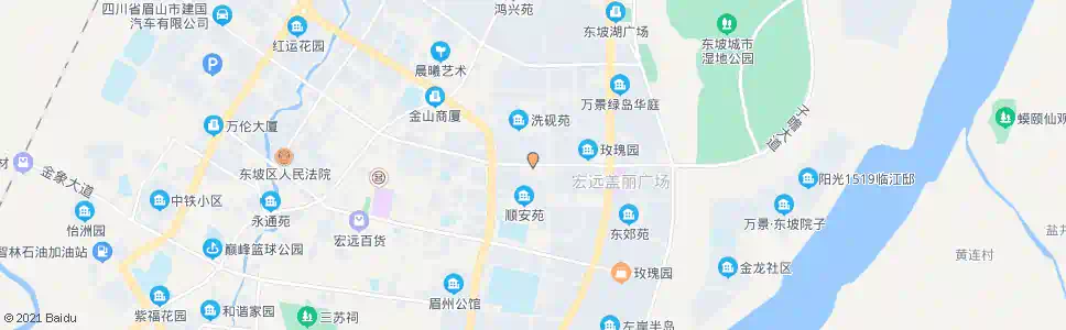 眉山区人事局(玫瑰园八区)_公交站地图_眉山公交_妙搜公交查询2025