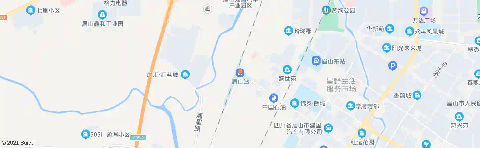 眉山辰龙超市_公交站地图_眉山公交_妙搜公交查询2025