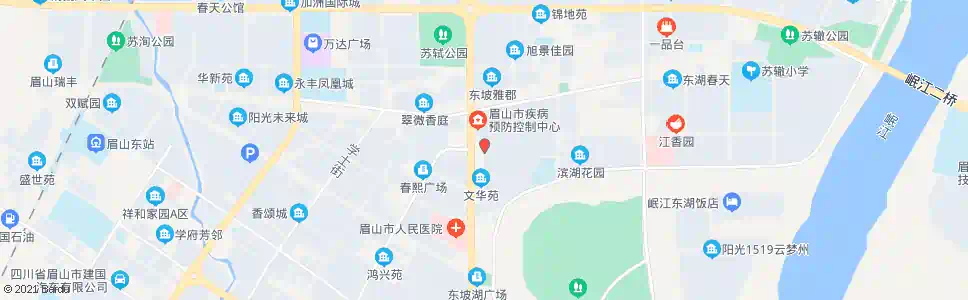 眉山旭光小区西门_公交站地图_眉山公交_妙搜公交查询2025