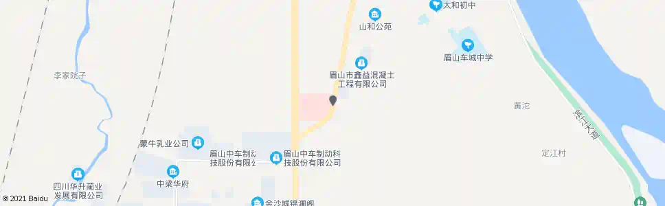 眉山白玉_公交站地图_眉山公交_妙搜公交查询2025