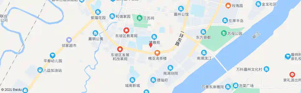 眉山苏祠中学_公交站地图_眉山公交_妙搜公交查询2025