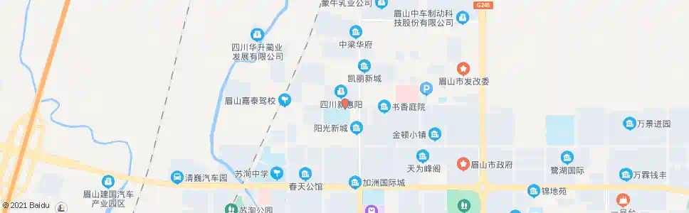 眉山科技校_公交站地图_眉山公交_妙搜公交查询2025