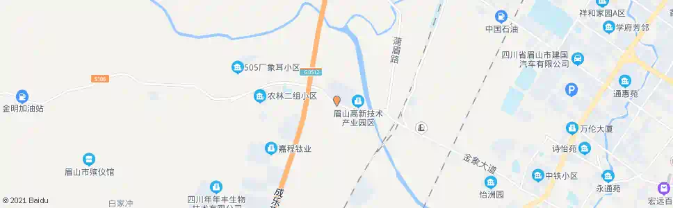 眉山金象化工_公交站地图_眉山公交_妙搜公交查询2025