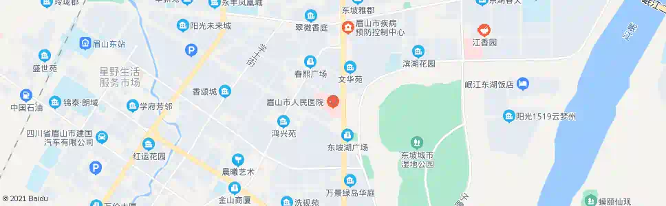 眉山市医院_公交站地图_眉山公交_妙搜公交查询2025