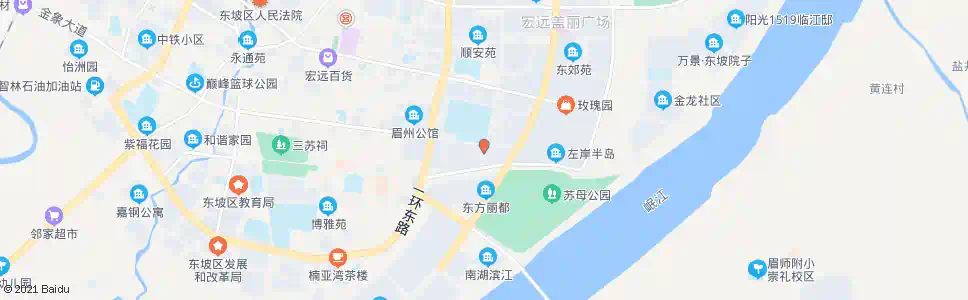 眉山罗平路口_公交站地图_眉山公交_妙搜公交查询2025