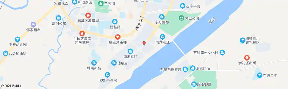 眉山二环南路(劳教所)_公交站地图_眉山公交_妙搜公交查询2025