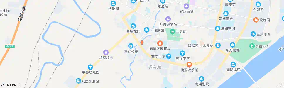 眉山海棠花园_公交站地图_眉山公交_妙搜公交查询2025
