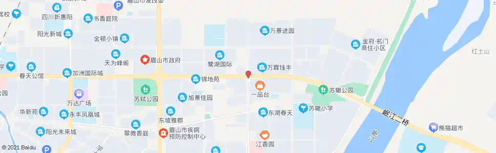 眉山安和街口_公交站地图_眉山公交_妙搜公交查询2025