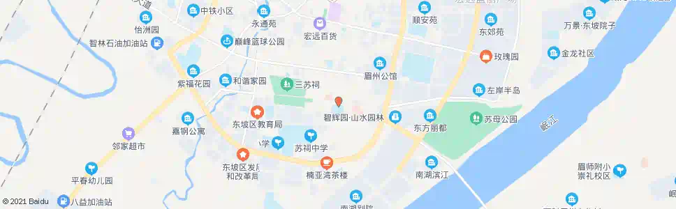 眉山府街(眉师附小)_公交站地图_眉山公交_妙搜公交查询2025