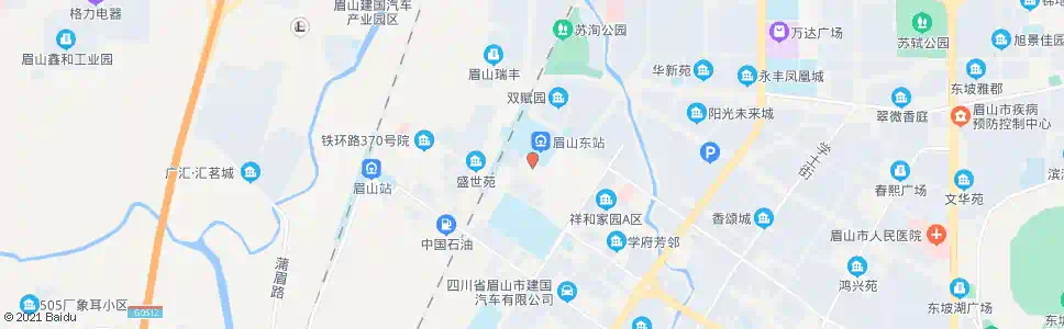 眉山东门车站_公交站地图_眉山公交_妙搜公交查询2025