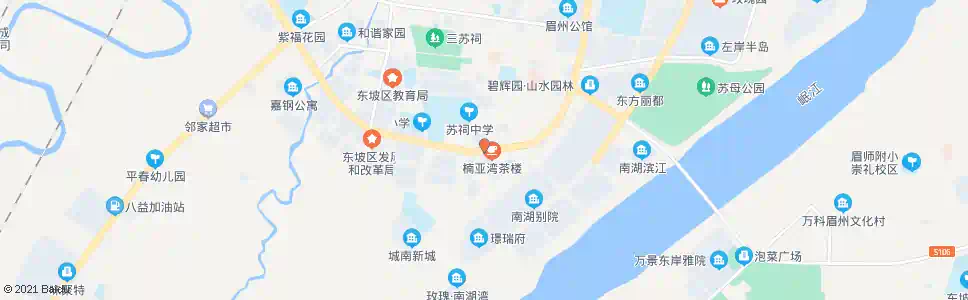 眉山市福利院_公交站地图_眉山公交_妙搜公交查询2025