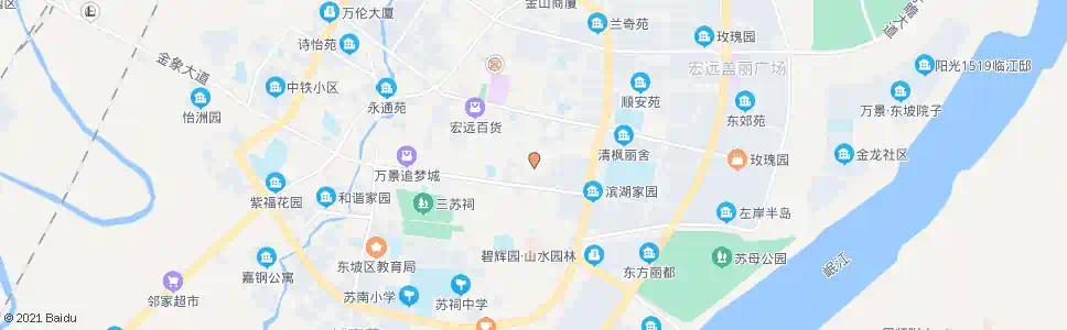 眉山大北街口_公交站地图_眉山公交_妙搜公交查询2025