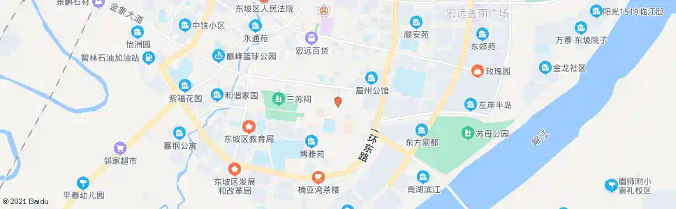 眉山桂香街_公交站地图_眉山公交_妙搜公交查询2025