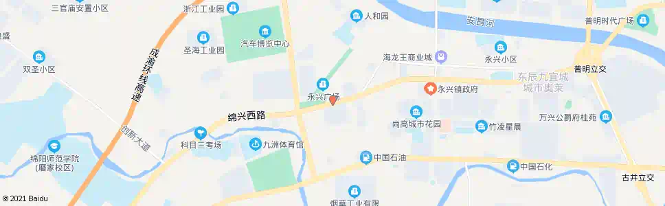 绵阳狮子山村_公交站地图_绵阳公交_妙搜公交查询2025