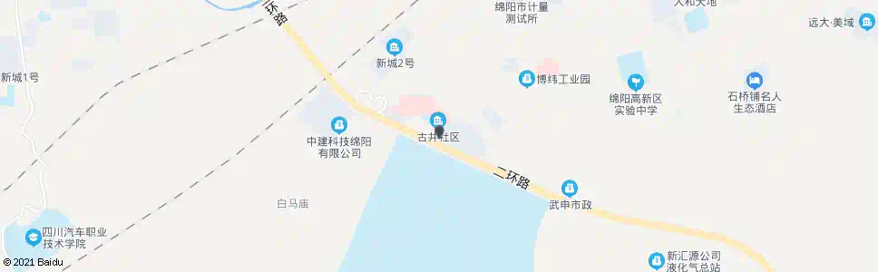 绵阳古井村居民委员会_公交站地图_绵阳公交_妙搜公交查询2025