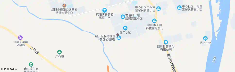 绵阳塘汛五大队_公交站地图_绵阳公交_妙搜公交查询2025