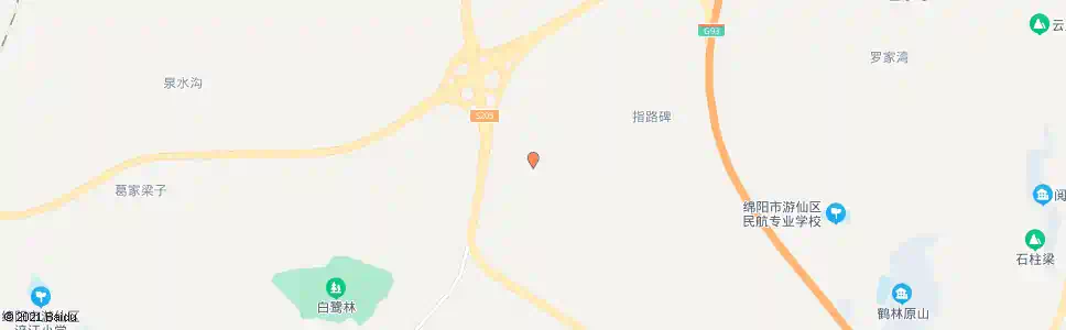 绵阳白鹤岭_公交站地图_绵阳公交_妙搜公交查询2025