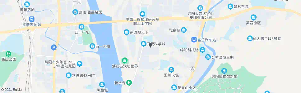 绵阳五里堆路口_公交站地图_绵阳公交_妙搜公交查询2025