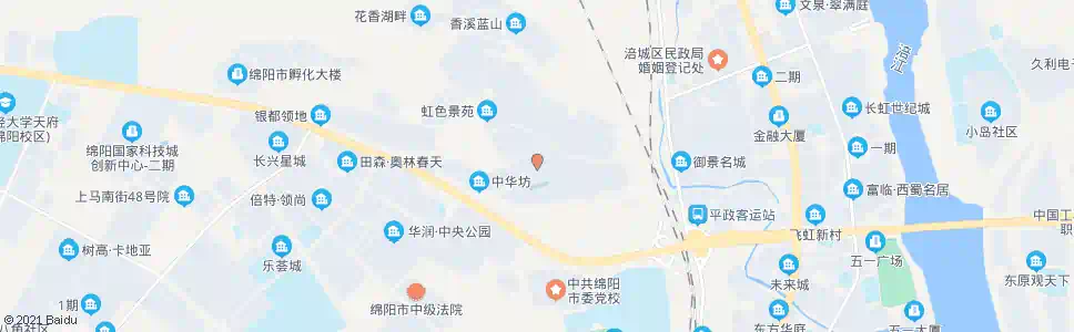 绵阳科园社区_公交站地图_绵阳公交_妙搜公交查询2025
