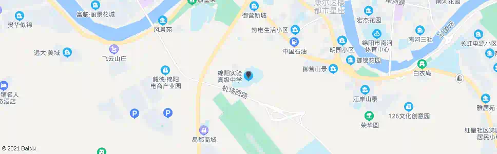 绵阳实验高中_公交站地图_绵阳公交_妙搜公交查询2025