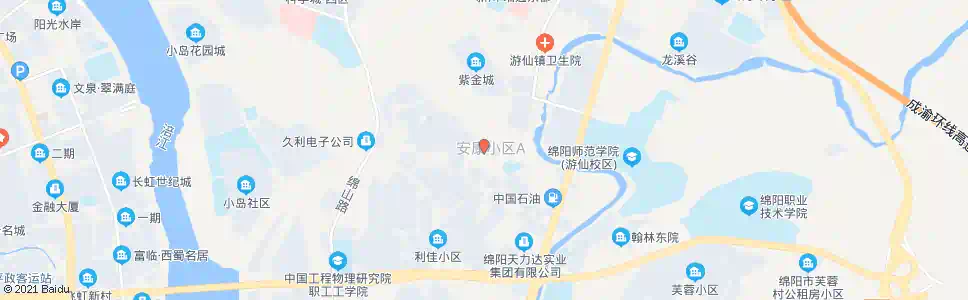绵阳华兴上街_公交站地图_绵阳公交_妙搜公交查询2025