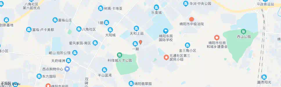 绵阳阳光清华C区_公交站地图_绵阳公交_妙搜公交查询2025