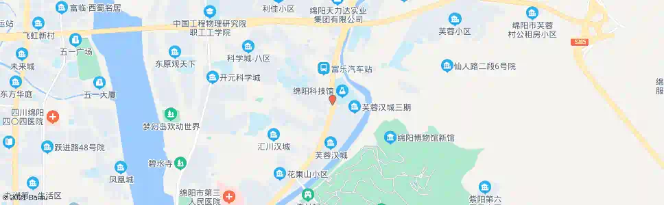 绵阳仙人桥_公交站地图_绵阳公交_妙搜公交查询2025