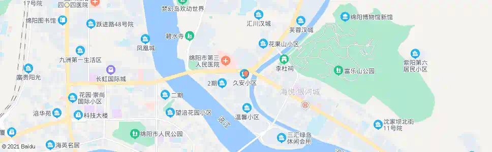 绵阳芙蓉溪路_公交站地图_绵阳公交_妙搜公交查询2025